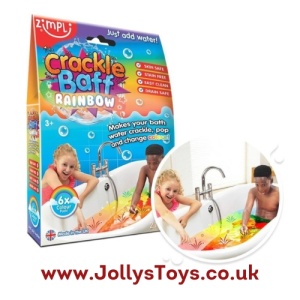 Crackle Baff Rainbow, 6 Sachet Pack